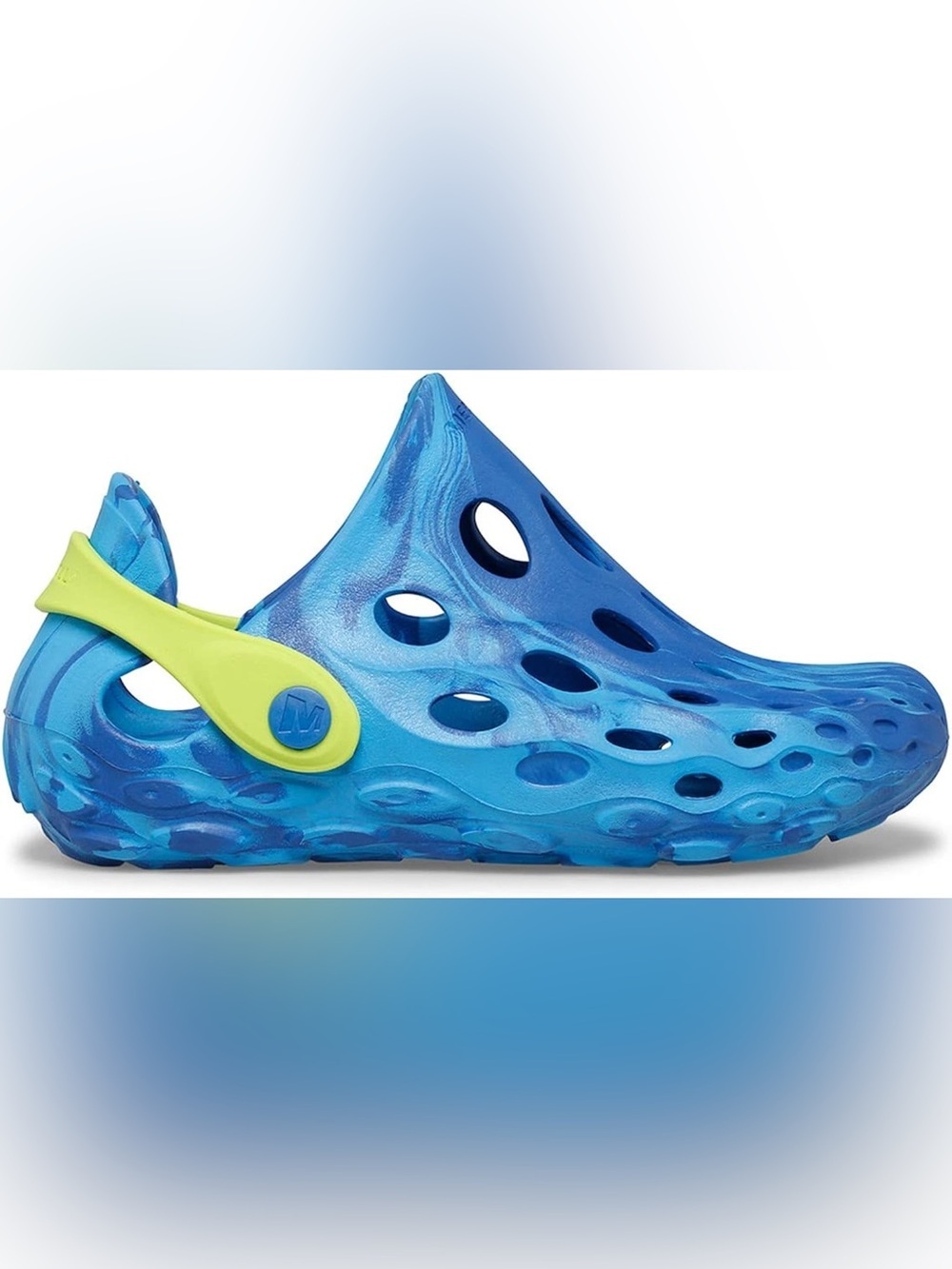 MERREL Kids Blue and Green Slip-On Water Clogs - Picture 4 of 5